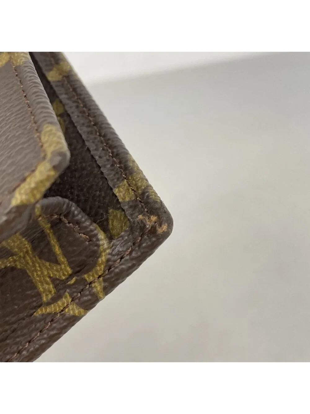 Louis Vuitton Pouch Monogram Pochette Mules 20 Brown